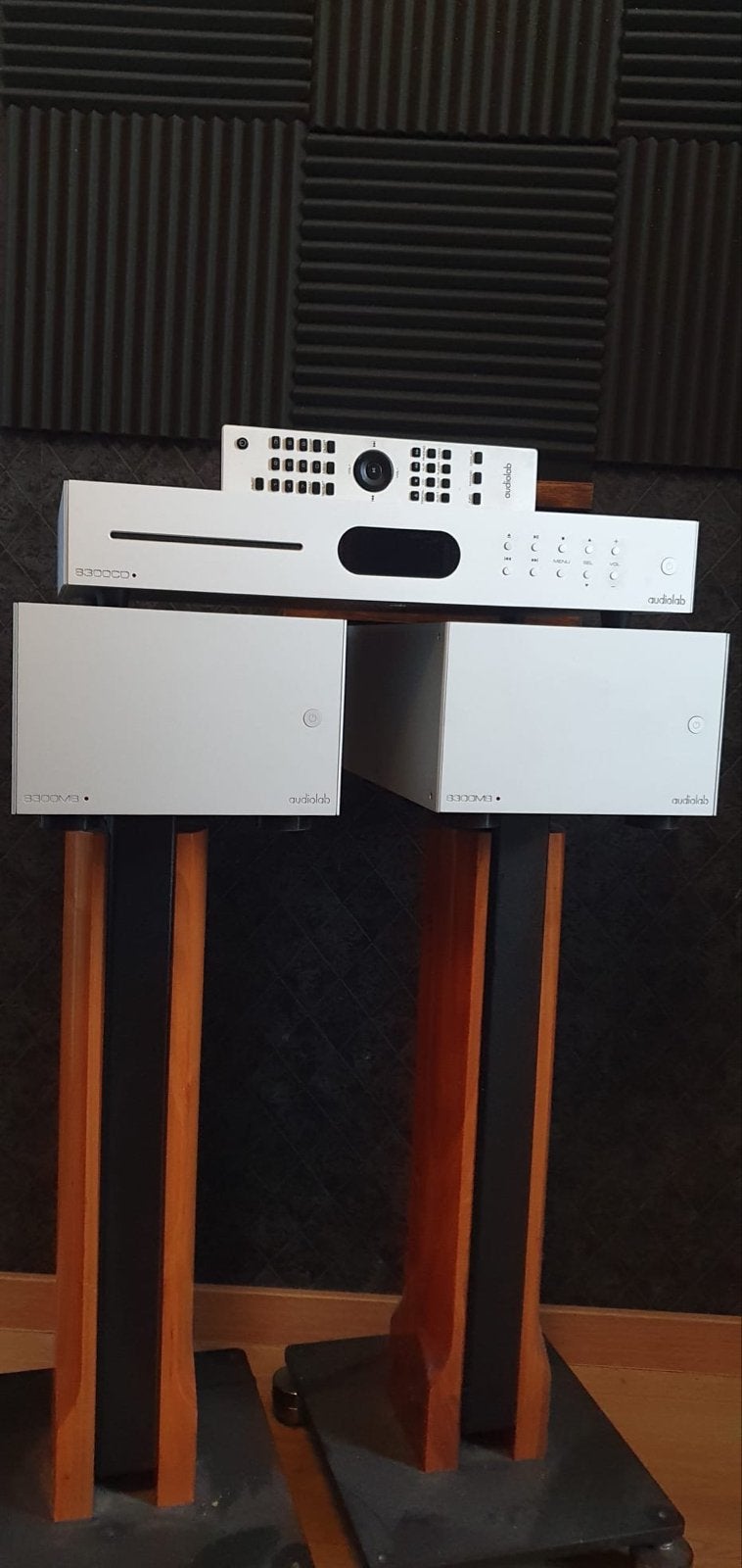 Audiolab 8200CDQ en 8200MB Monoblocken en Versterker, Audio, Tv en Foto, Losse componenten, Zo goed als nieuw, Cd-speler, Ophalen