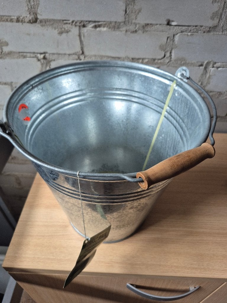 zinken emmer, Ophalen, Zo goed als nieuw, Zink