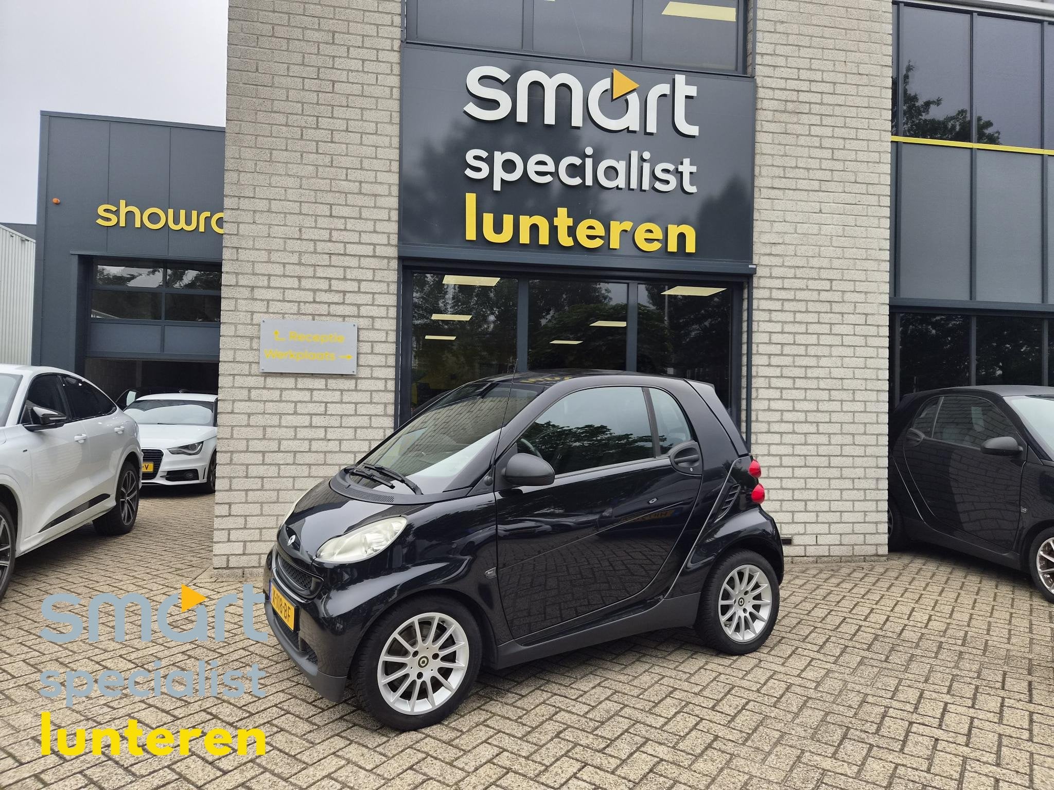 smart fortwo coupé 1.0 passion stuurbekrachtiging!, Gebruikt, 18 €/maand, Zwart, Bedrijf