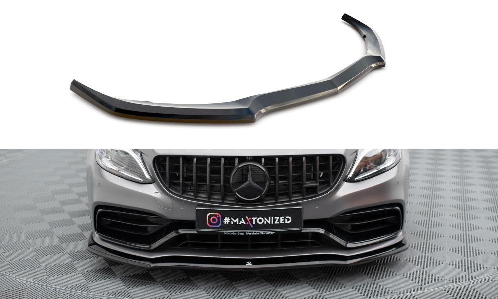 Voorlip sideskirt diffuser Mercedes AMG C63 W205 S205 18-21, Ophalen of Verzenden
