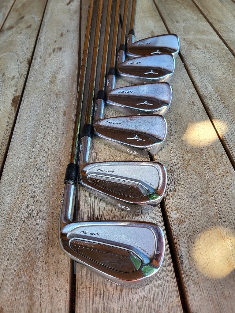 Mizuno MP 20 triple-comboset 4–9 + T20 – HMB/MMC/MB – DG X7, Ophalen, Gebruikt, Set, Mizuno