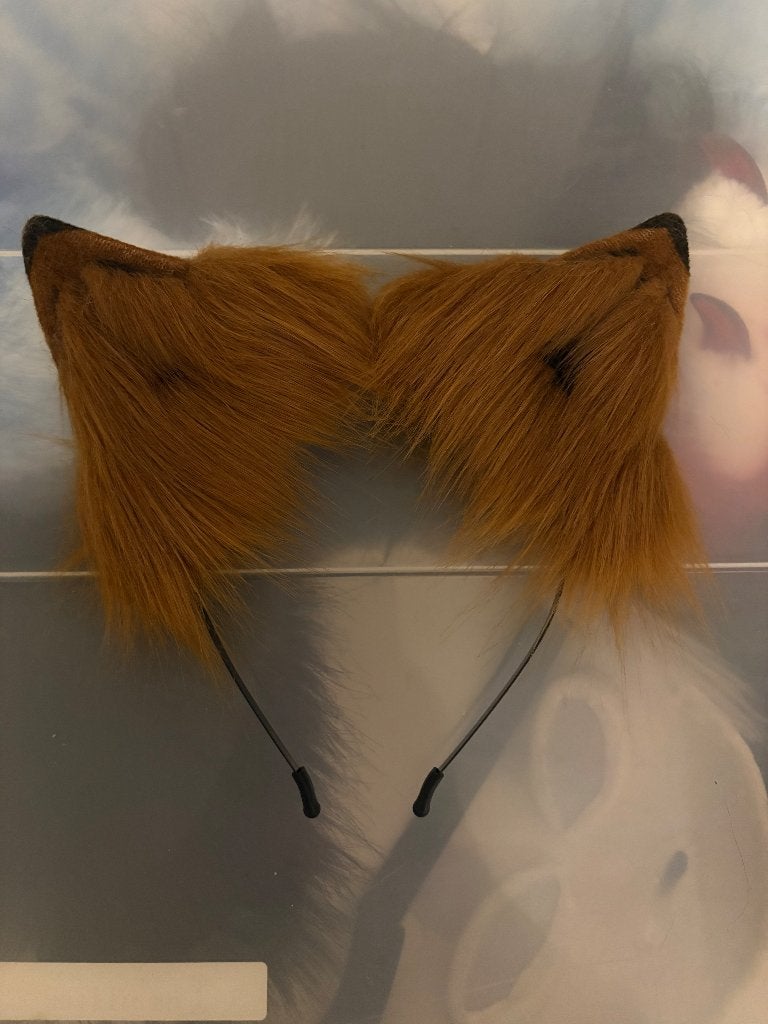 Kemonomimi furry oren, Ophalen of Verzenden, Zo goed als nieuw, Overige typen