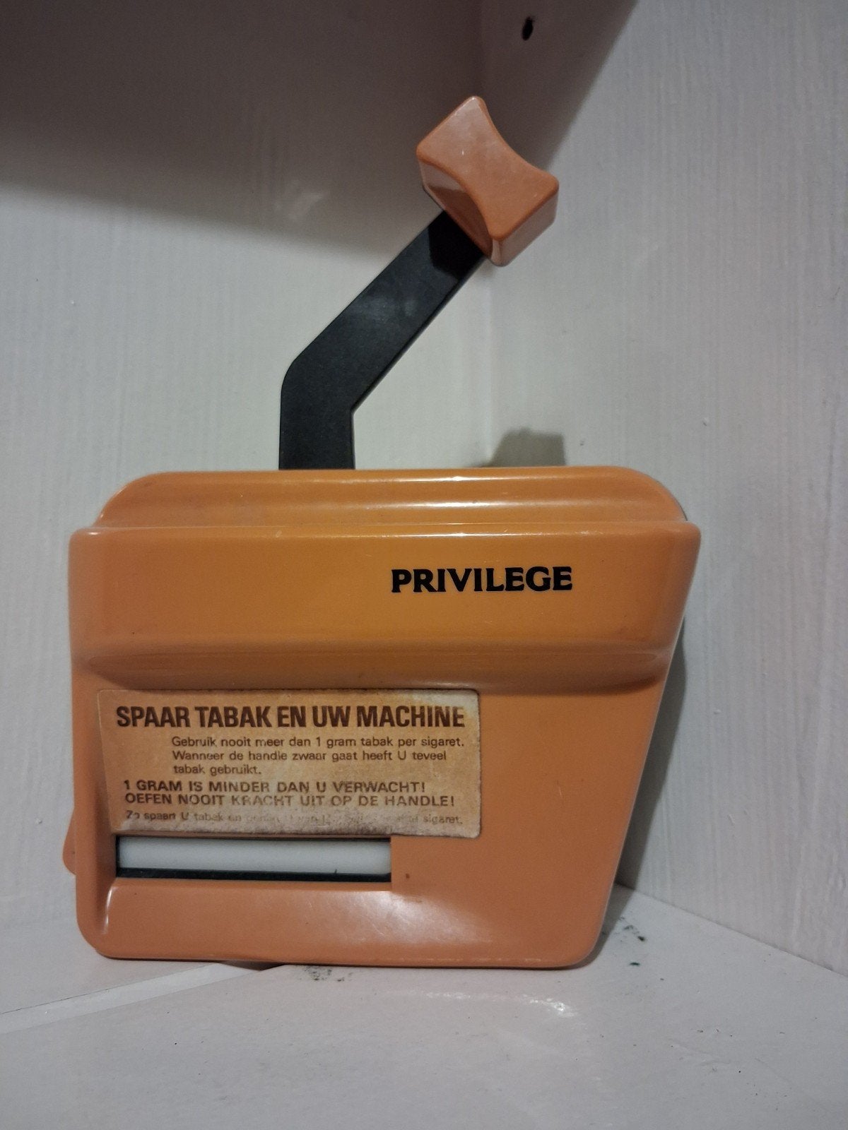 Vintage Privilege Sigarettenmaker  Retro Hulzenstopper 70-80, Ophalen of Verzenden, Gebruikt, Aansteker
