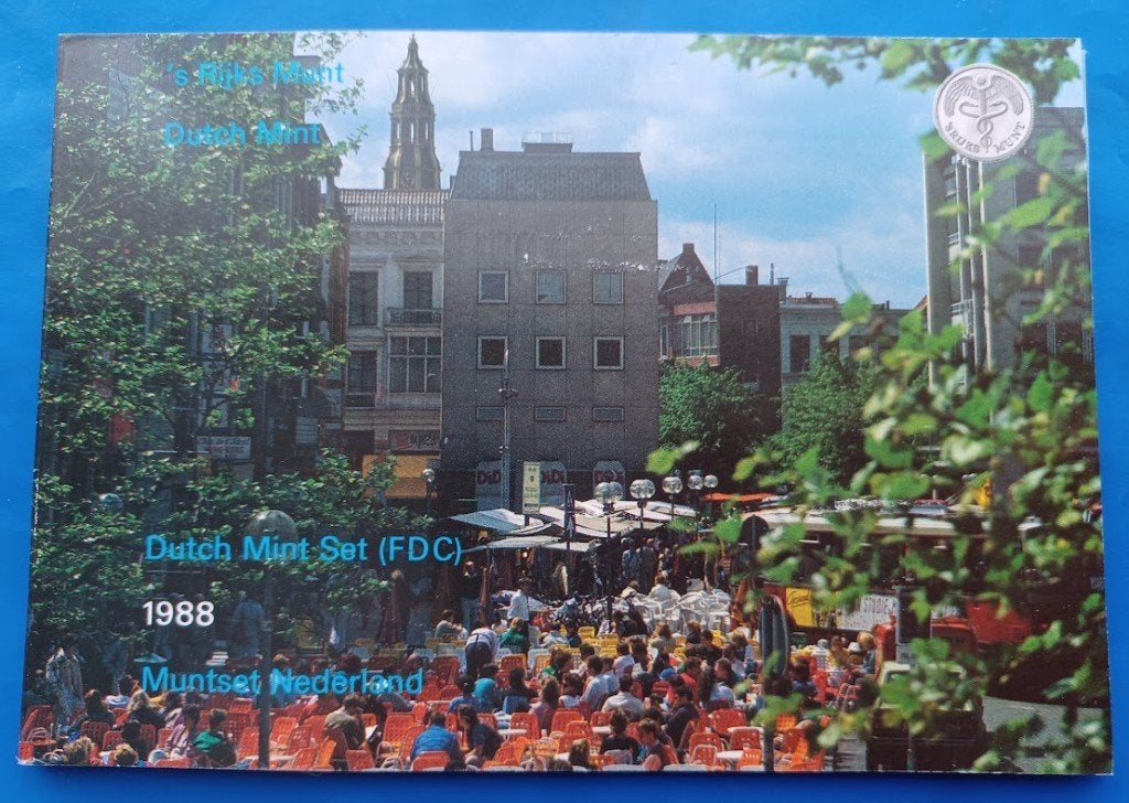 FDC Muntset 1988 Groningen, Verzenden, Koningin Beatrix, Overige waardes, Losse munt