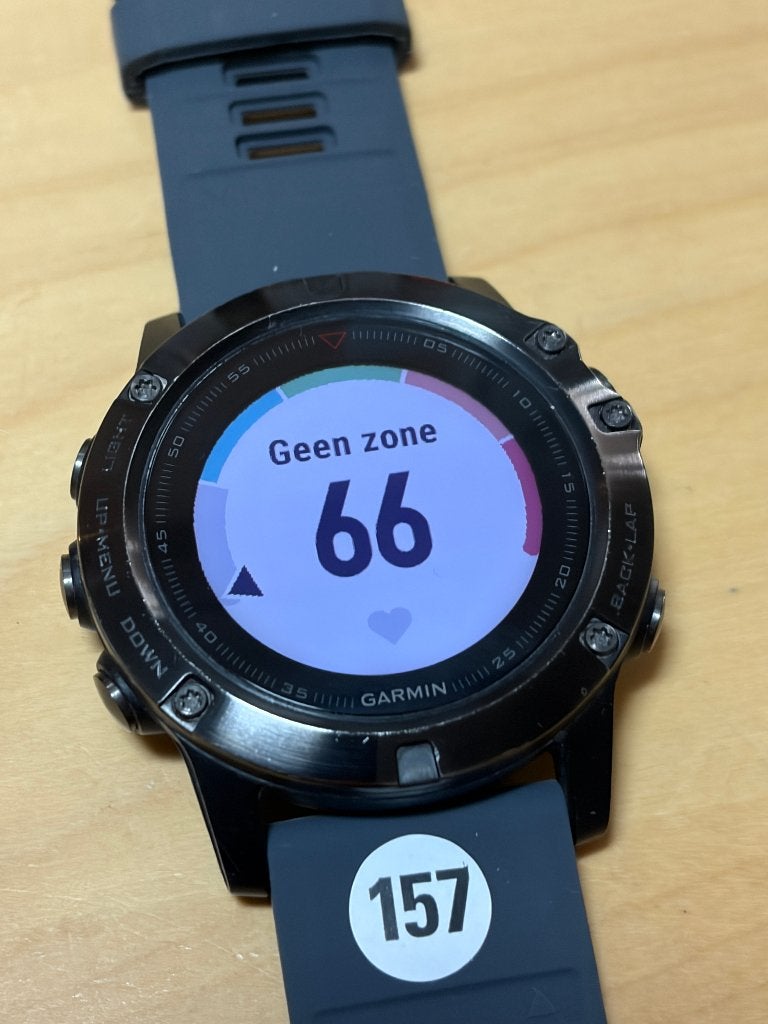 Garmin Fenix 5X saffierglas (GPSinruil-nr 157), Gebruikt, Carmin, Zwart, Info@gpsinruil.nl