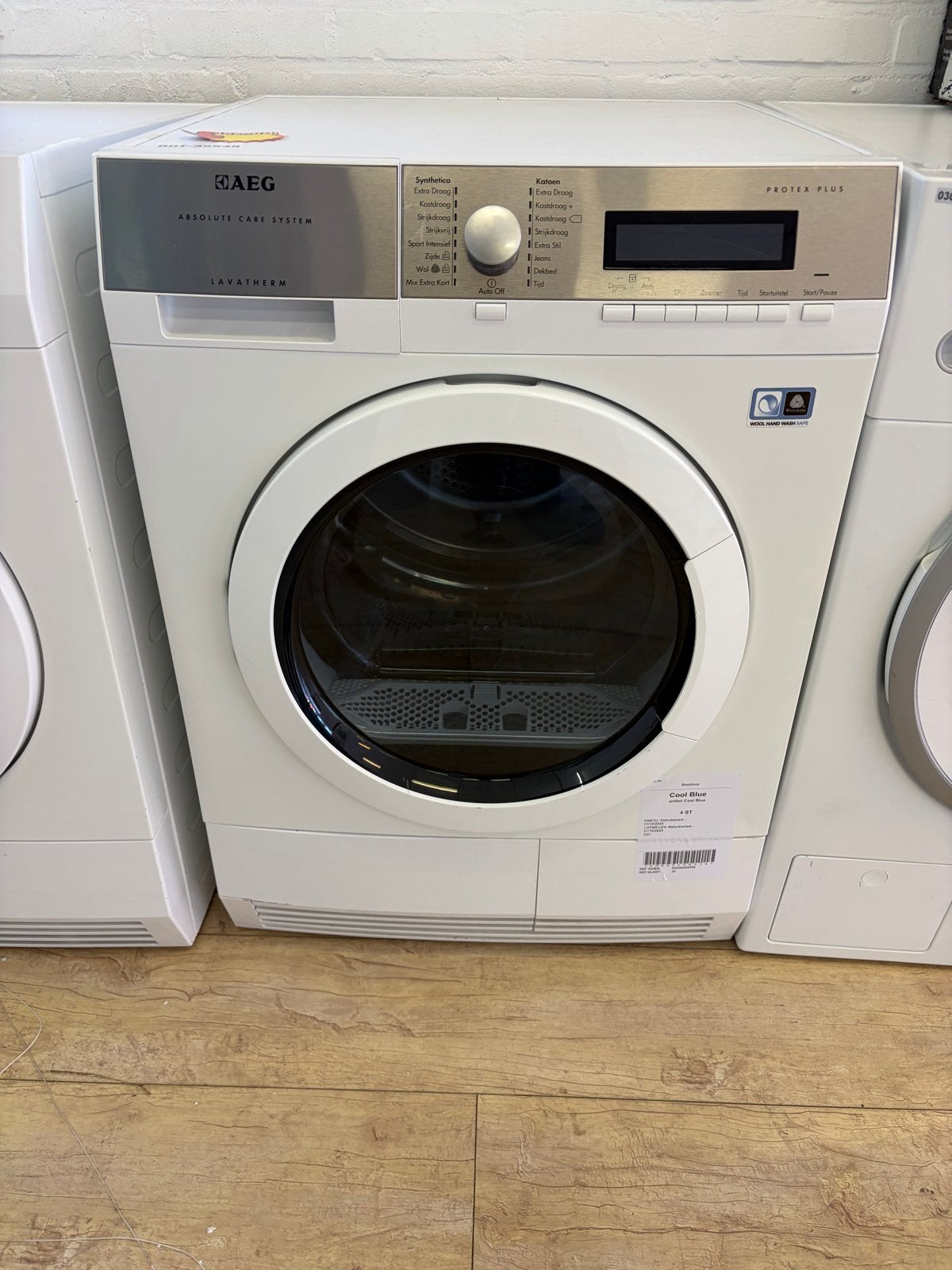 AEG Lavatherm Protex Plus Wasdroger - Absolute Care System, MT Trade, Ophalen of Verzenden, Zo goed als nieuw, Voorlader
