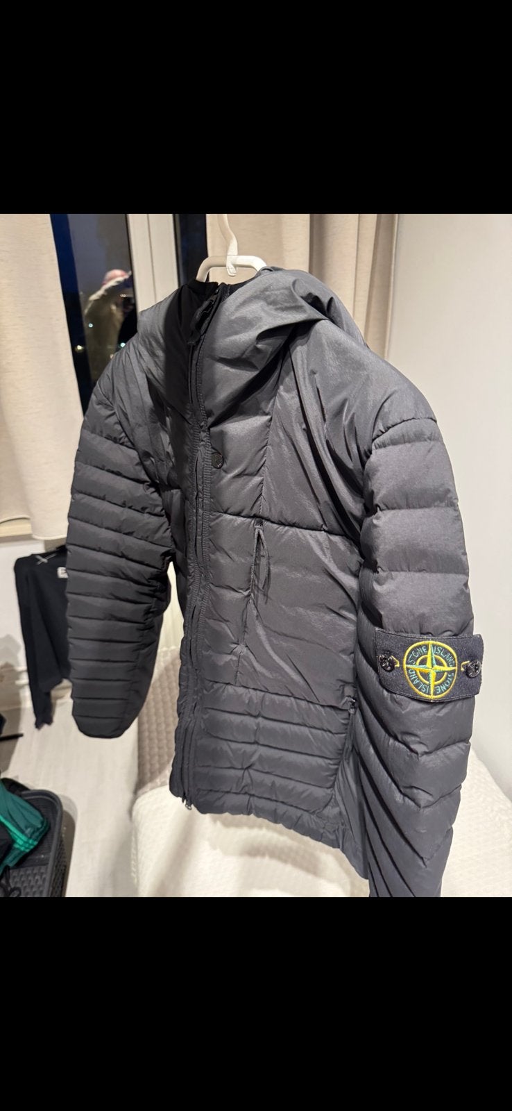 Stone island jas, Kleding | Heren, Ophalen of Verzenden, Zo goed als nieuw, Maat 48/50 (M), Zwart