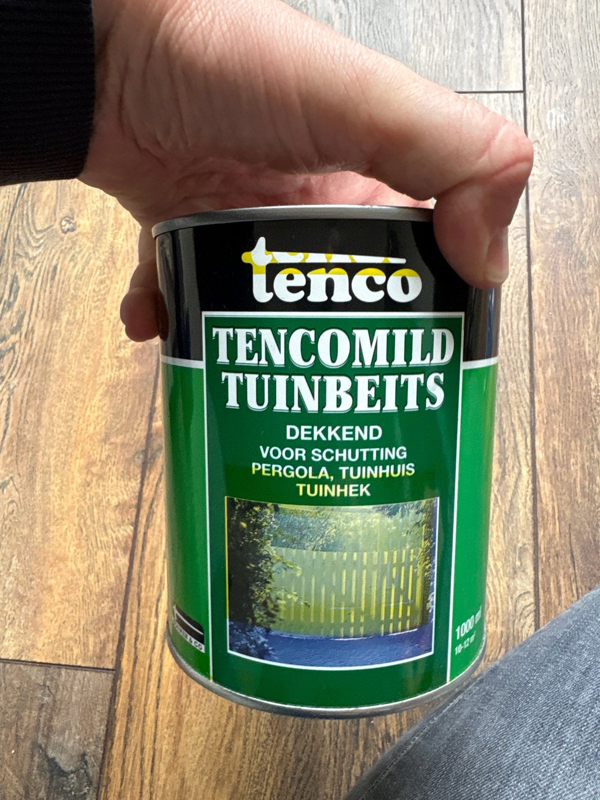 Nieuwe Tenco Tencomild Tuinbeits Dekkend Wit 1L, Ophalen, Wit, Nieuw, Beits