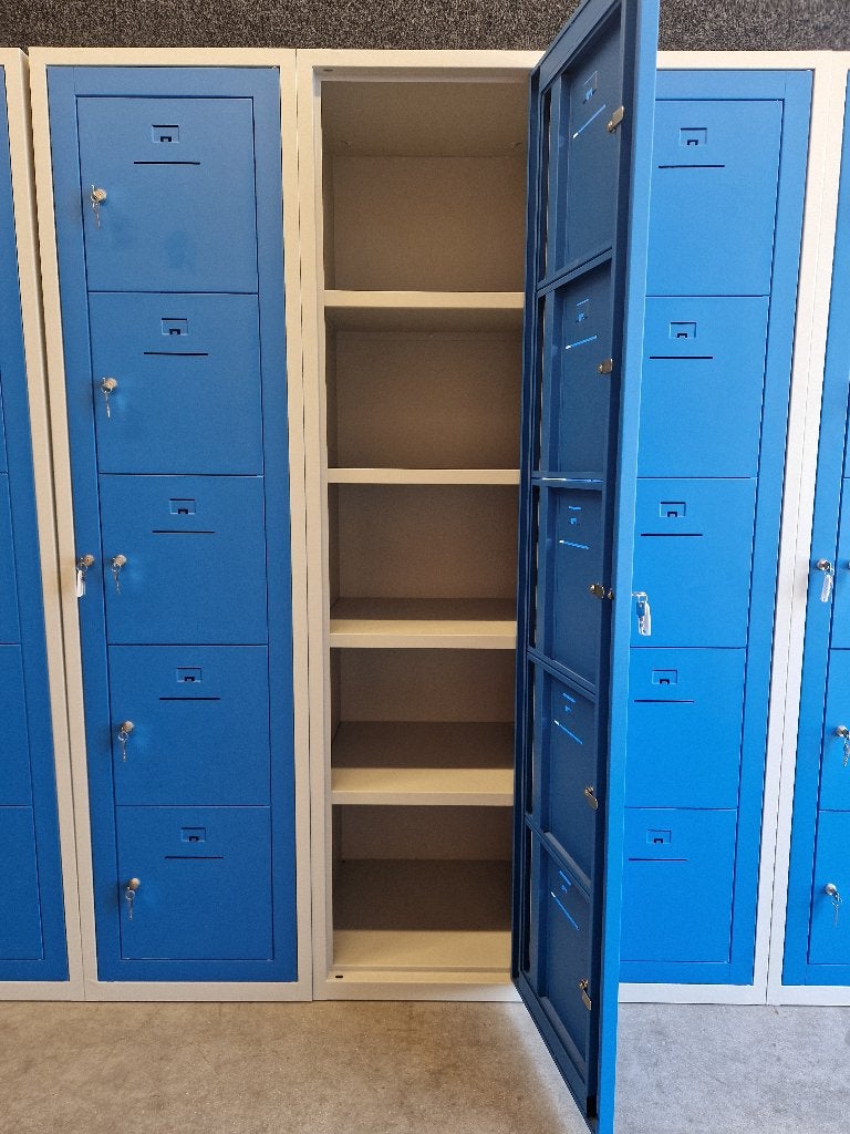 Lockerkast kluisjes met centrale deur (nieuw), Ophalen, Nieuw, Modern industrieel