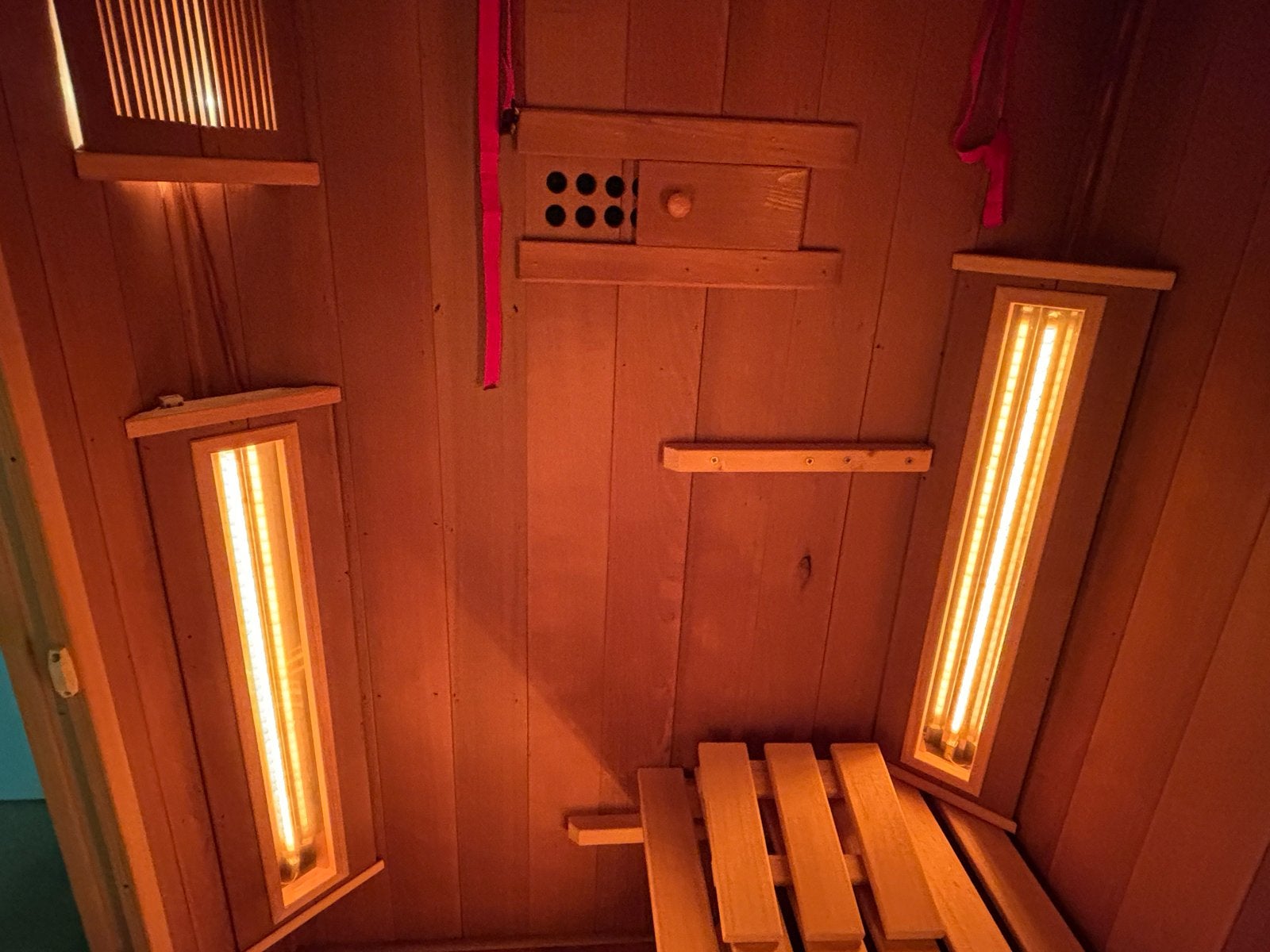 Complete Finse sauna, inclusief infrarood cabine, Ophalen, Gebruikt, Fins of Traditioneel, Complete sauna