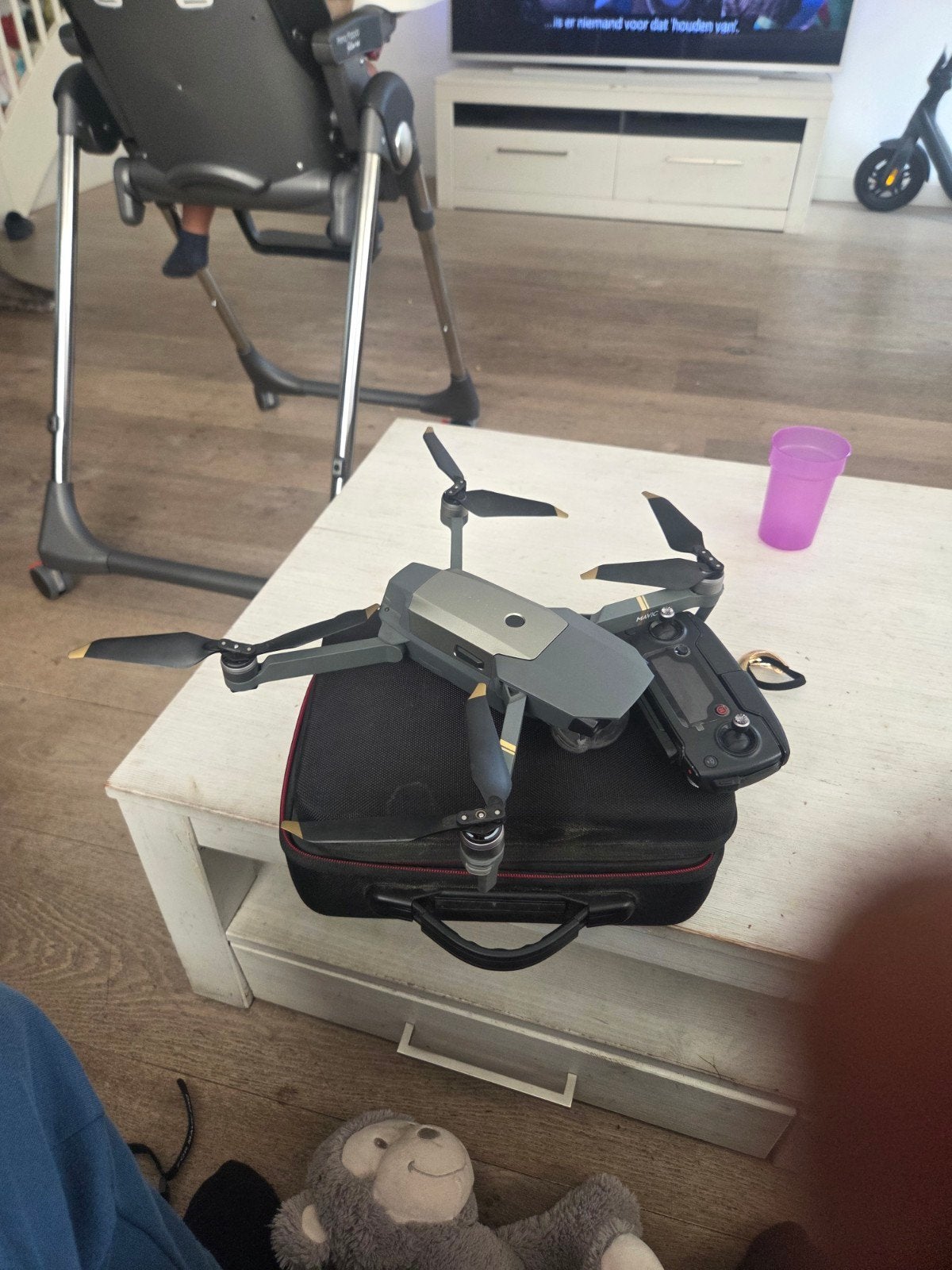 dji mavic pro, Ophalen
