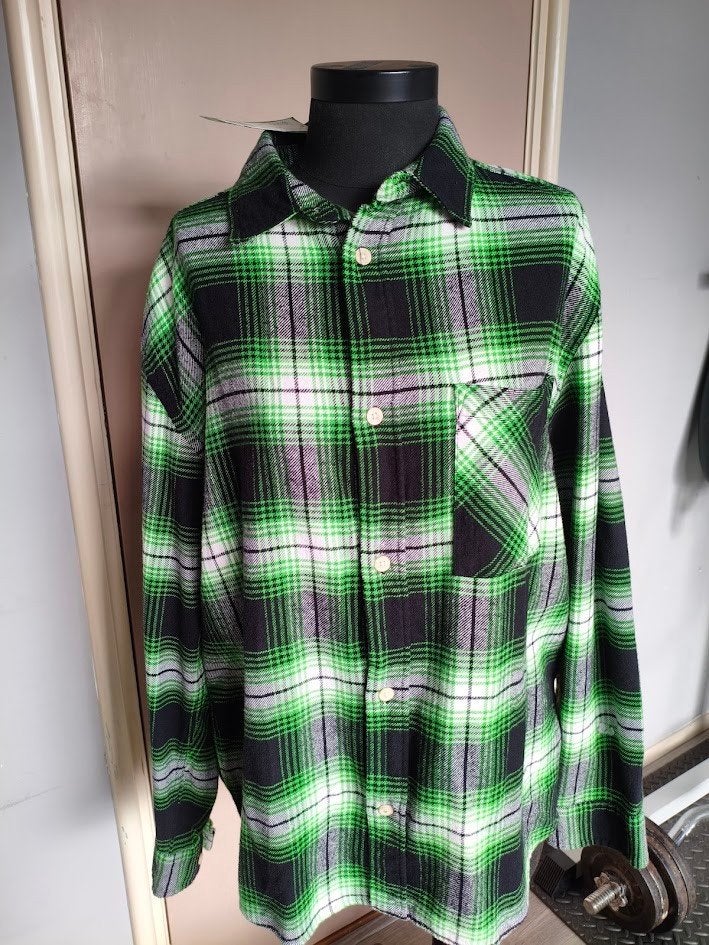 Nieuw met kaartjes H&M flanellen heren overhemd geruit, Meerkleurig, Halswijdte 38 (S) of kleiner, Nieuw, Ophalen of Verzenden