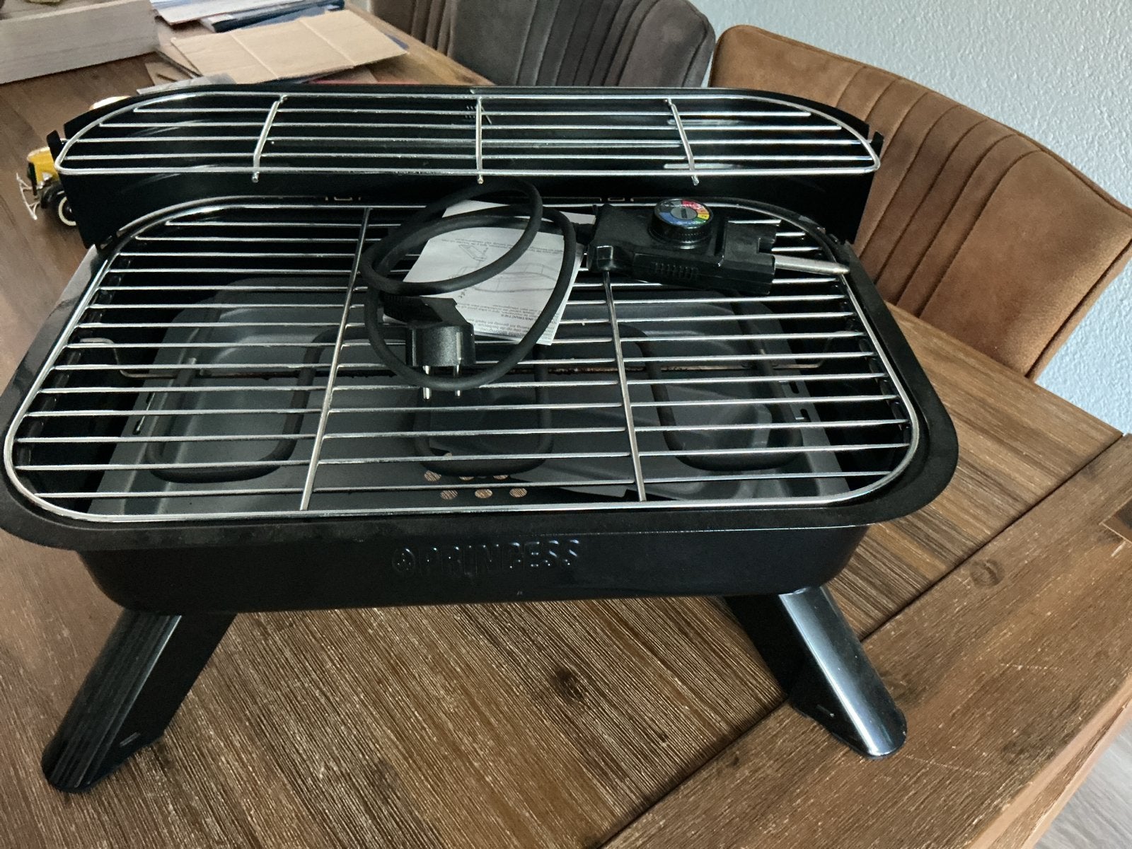 Nette Princess elektrische barbecue, weinig gebruikt, Ophalen of Verzenden, Zo goed als nieuw