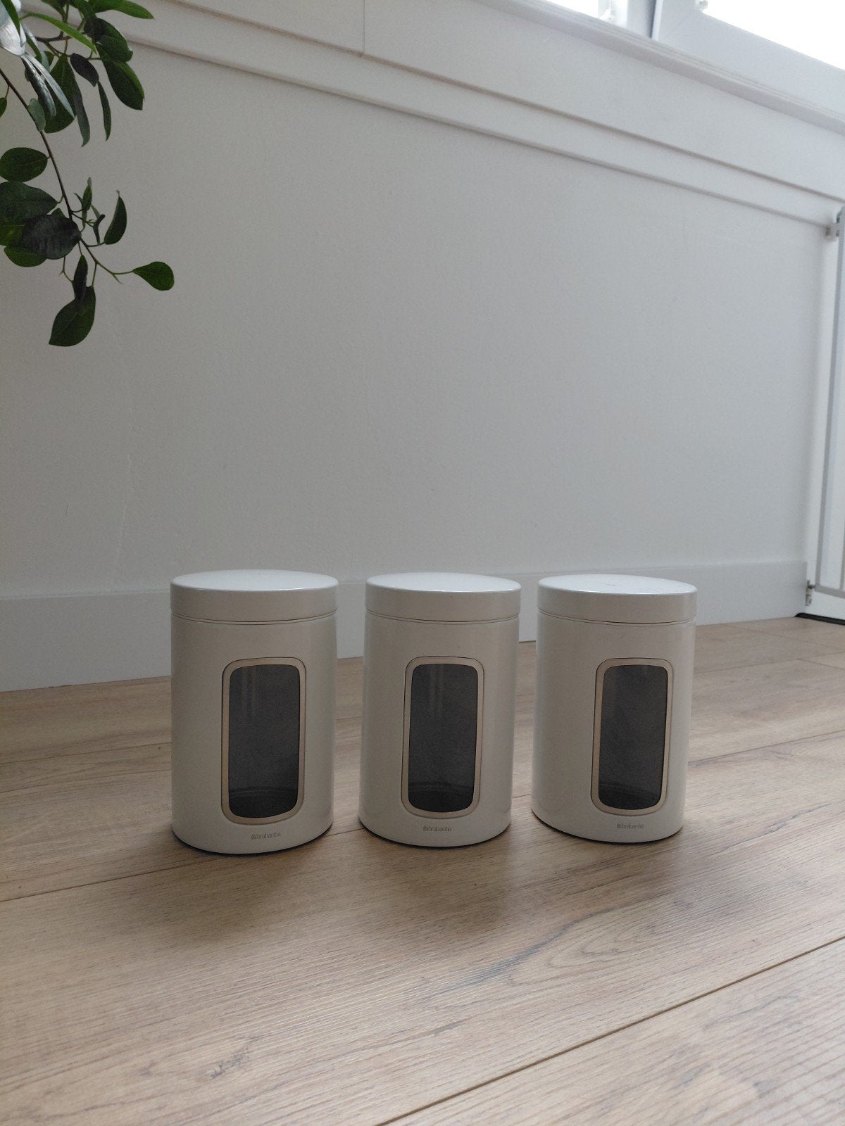 3 Brabantia voorraadbussen, Huis en Inrichting, Ophalen, Zo goed als nieuw