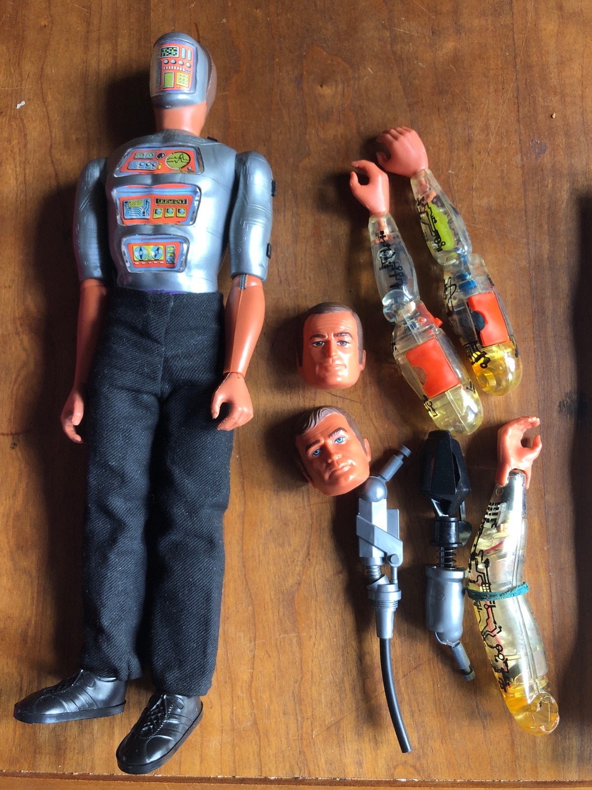 Vintage Maskatron Six Million Dollar Man actiefiguur, Ophalen of Verzenden, Gebruikt