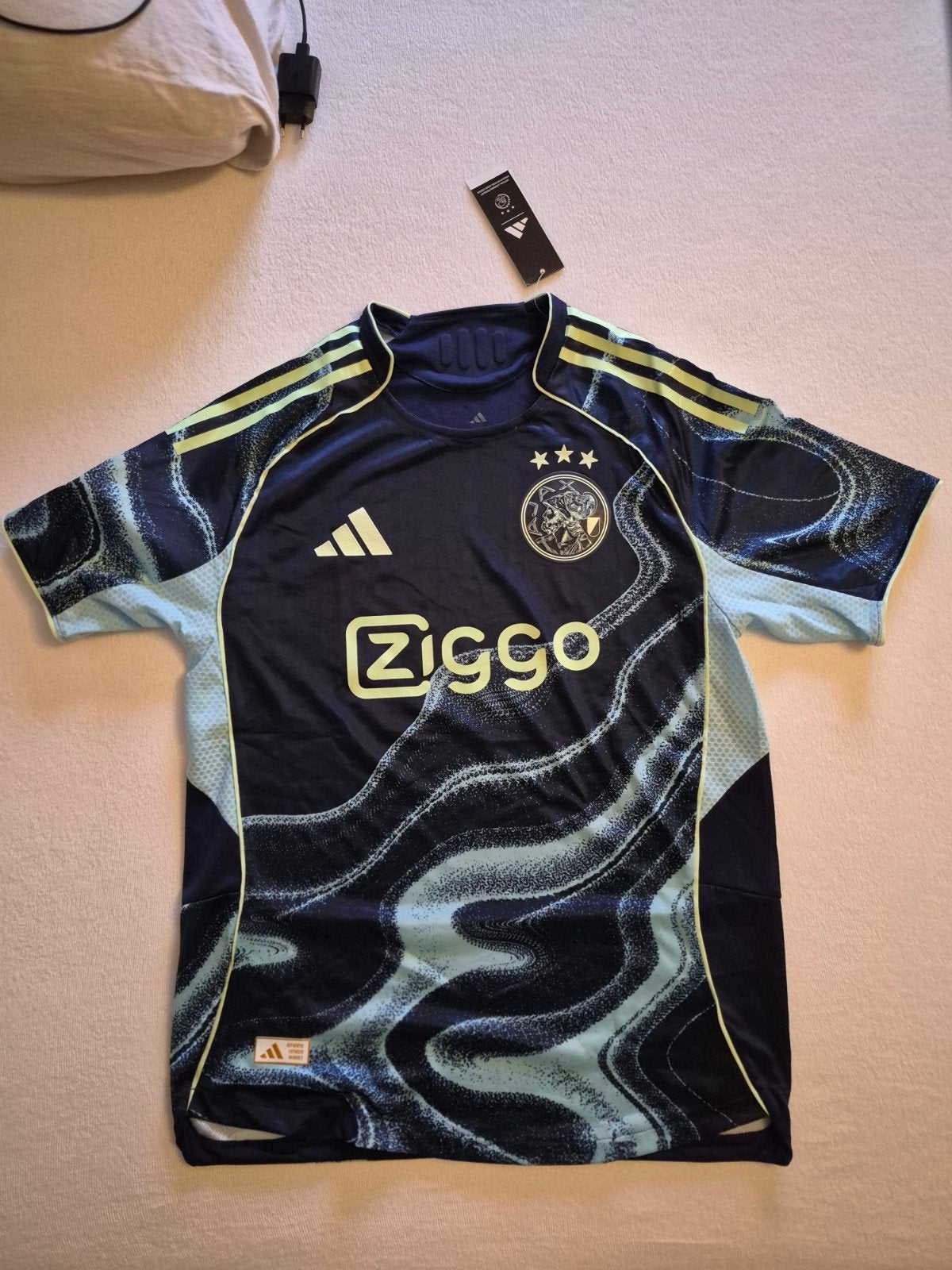 Ajax uitshirt 2025/2026 - NIEUW, Blauw, Ophalen of Verzenden, Adidas, Voetbal