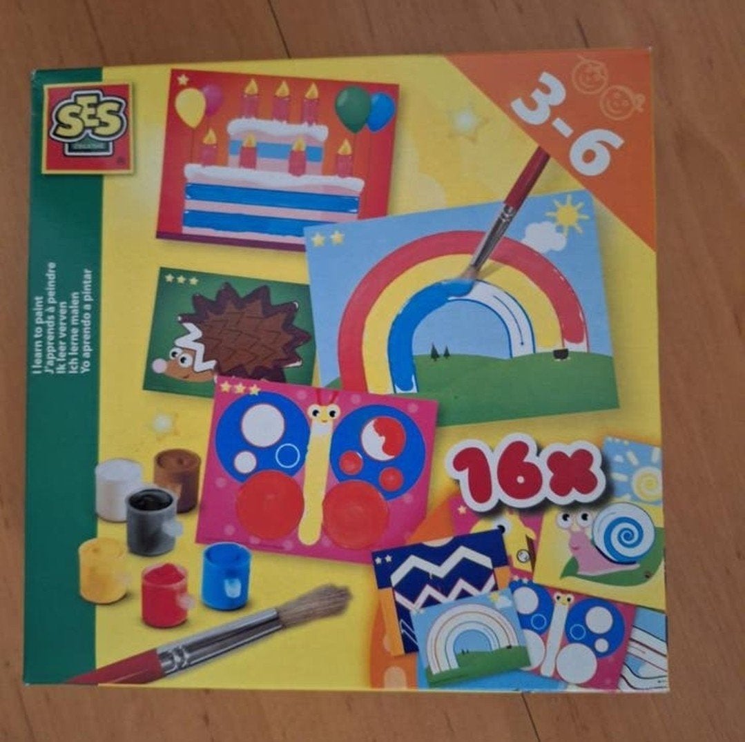 SES Creative Ik Leer Verven Set 3-6 jaar, Ophalen of Verzenden