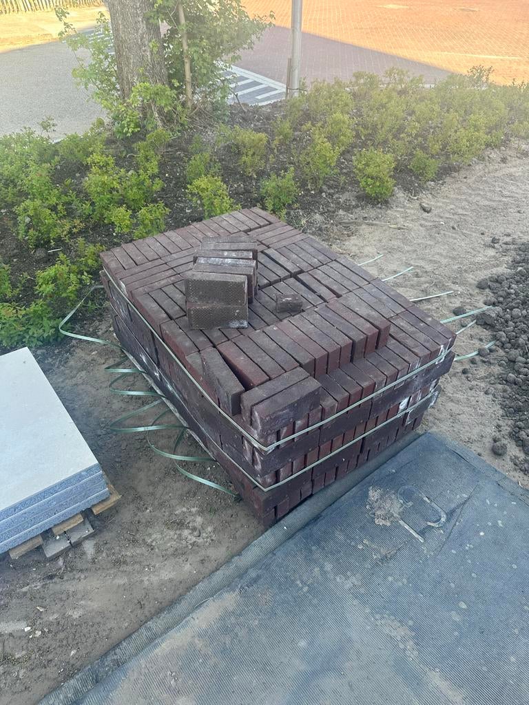 5m2 Gebakken klinkers 20x5x8,5 WF85 Vandersanden NIEUW, Ophalen, Nieuw, Overige materialen, Klinkers