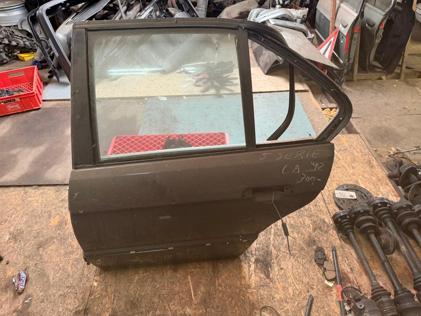 Bmw e34 deur links achter 1994 520i 525i 530i 535i, Auto-onderdelen, Carrosserie en Plaatwerk, Ophalen of Verzenden, Achter, BMW