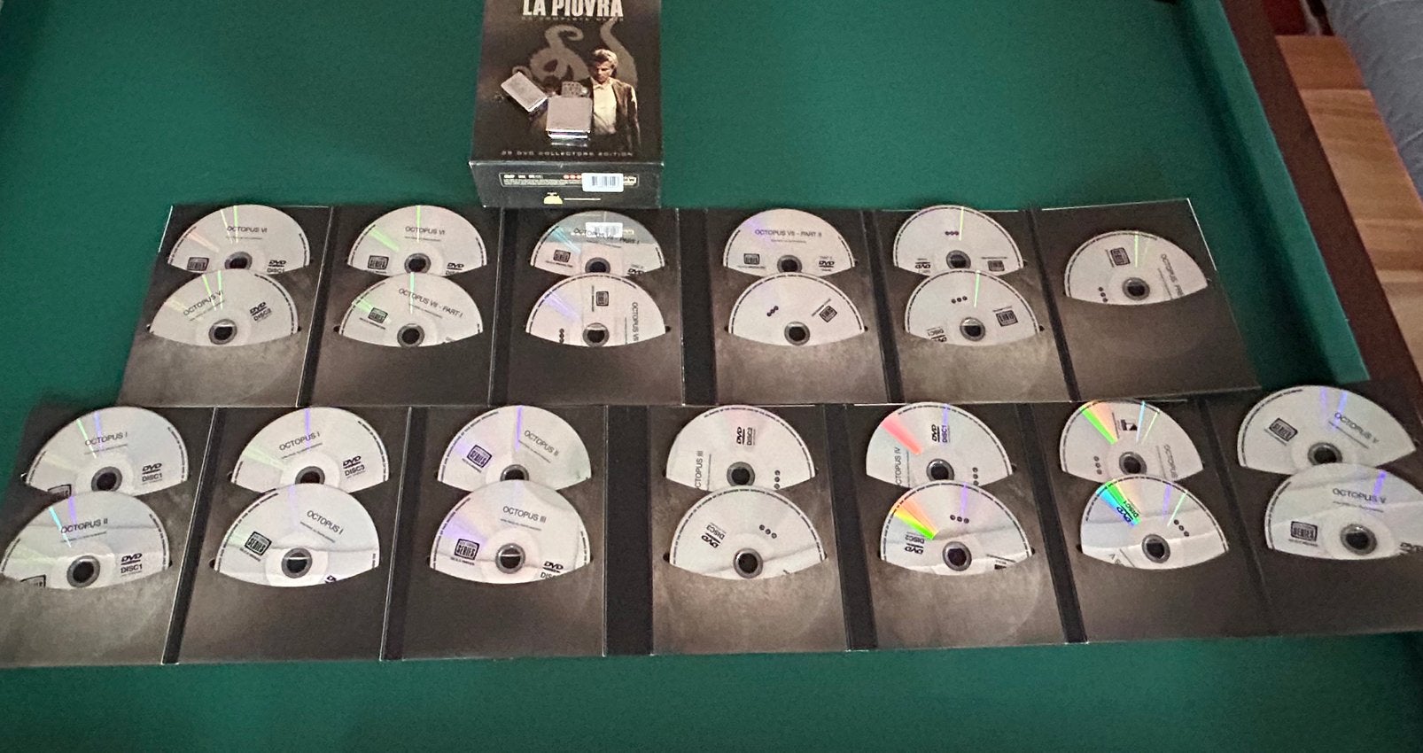 La Piovra Octopus 25 dvd collectie set, Alle leeftijden, Ophalen of Verzenden, Zo goed als nieuw