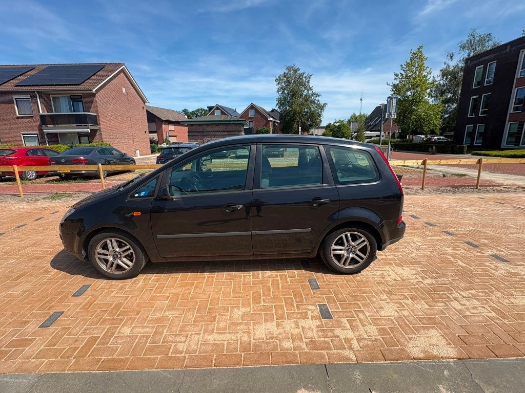 Ford C-Max 1.8 2004 Zwart, Voorwielaandrijving, Stof, 4 cilinders, Zwart
