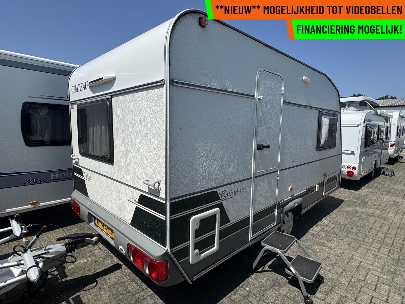 Chateau CALISTA 390, LENGTEBED, MOVER, VOORTENT, EINDKEUKEN, Caravans en Kamperen, Chateau, Tot en met 2, Bedrijf, Serviceluik