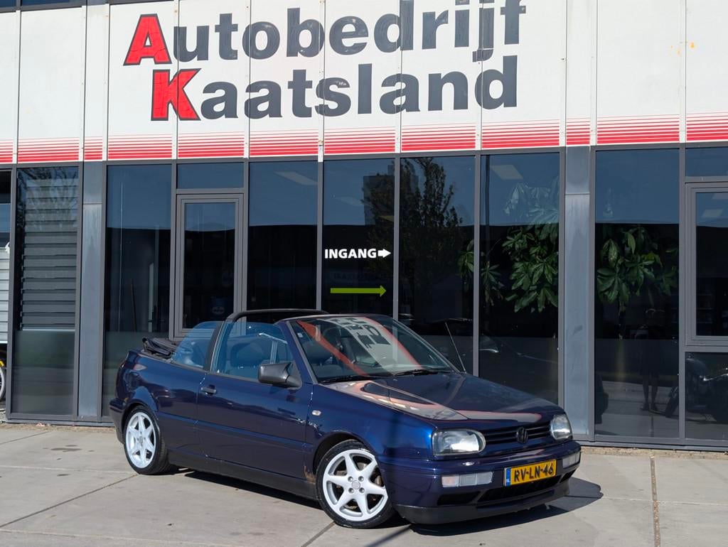 Volkswagen Golf Cabriolet 1.8 - Stuurbekr - Electr Ramen -, Stof, Gebruikt, Zwart, 4 cilinders