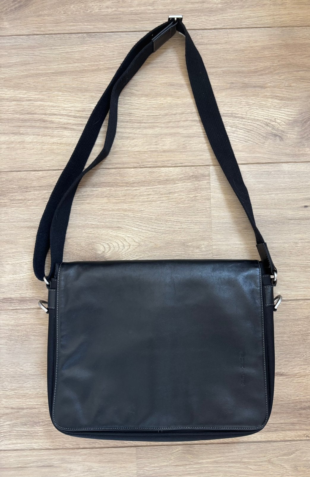 Leren laptoptas van het merk Texier (13 inch), Ophalen of Verzenden, 15 inch, Zo goed als nieuw, Aktetas