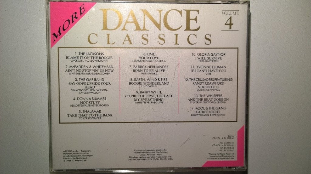 Dance Classics Volume 4, Ophalen of Verzenden, Zo goed als nieuw, Dance