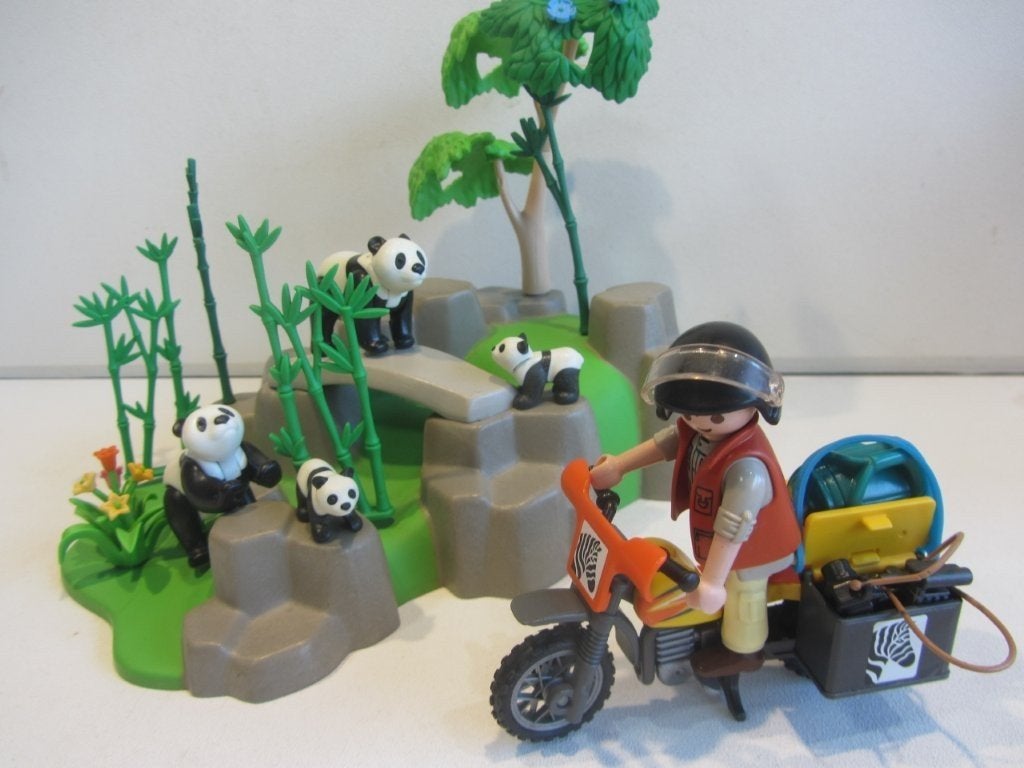 Playmobil 5414 Panda-onderzoeker in het bamboebos , Kinderen en Baby's, Speelgoed | Playmobil, Ophalen of Verzenden, Gebruikt