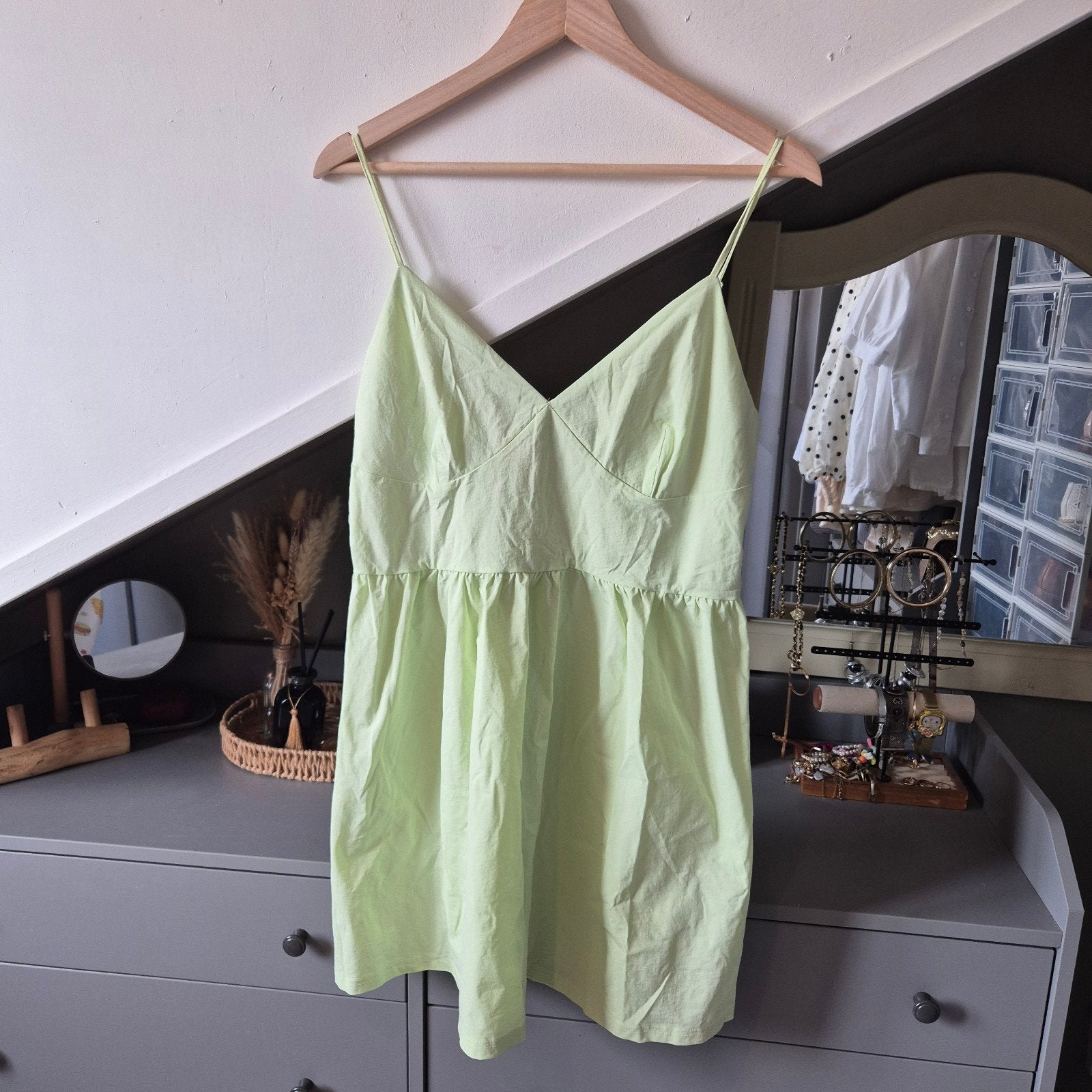 Lichtgroene Reserved mini-jurk Maat XL – Nieuw met kaartje, Maat 46/48 (XL) of groter, Nieuw, Ophalen of Verzenden, Reserved