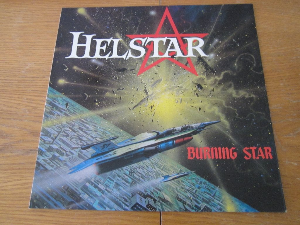 Helstar - Burning Star 1984 Roadrunner Records RR 9854 NL LP, LP, Ophalen of Verzenden, Heavy metal, 12 inch
