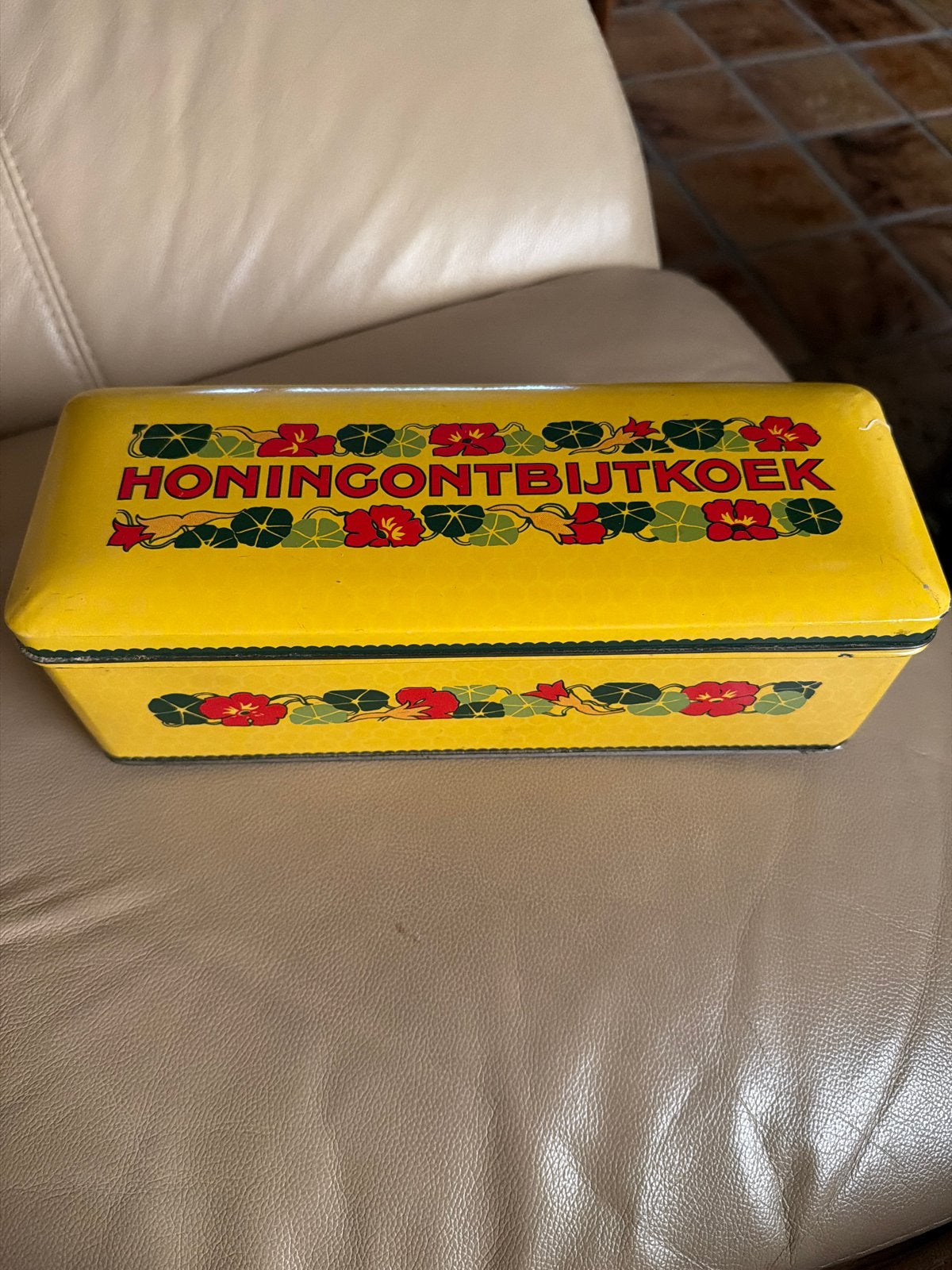 Antiek ontbijtkoek blik, Ophalen of Verzenden