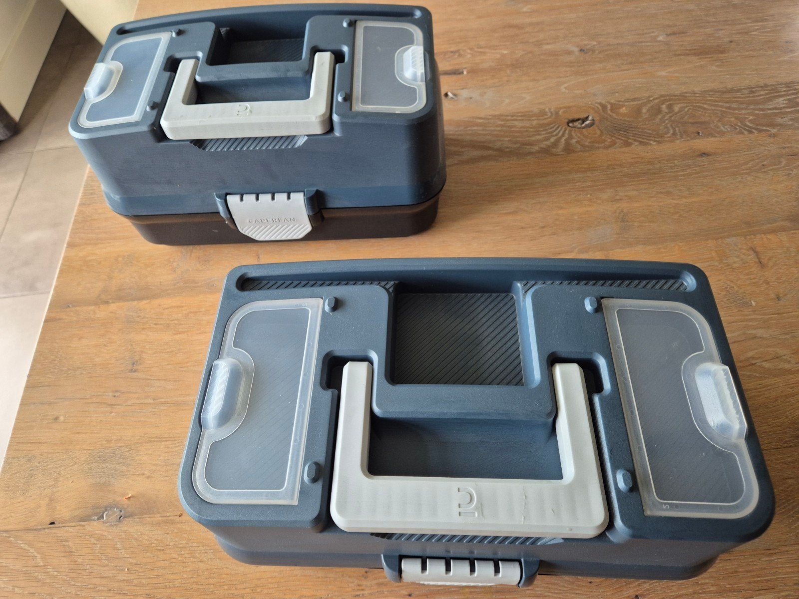 2x viskoffer met uitschuifbare vakken, Ophalen, Zo goed als nieuw, Koffer of Tas