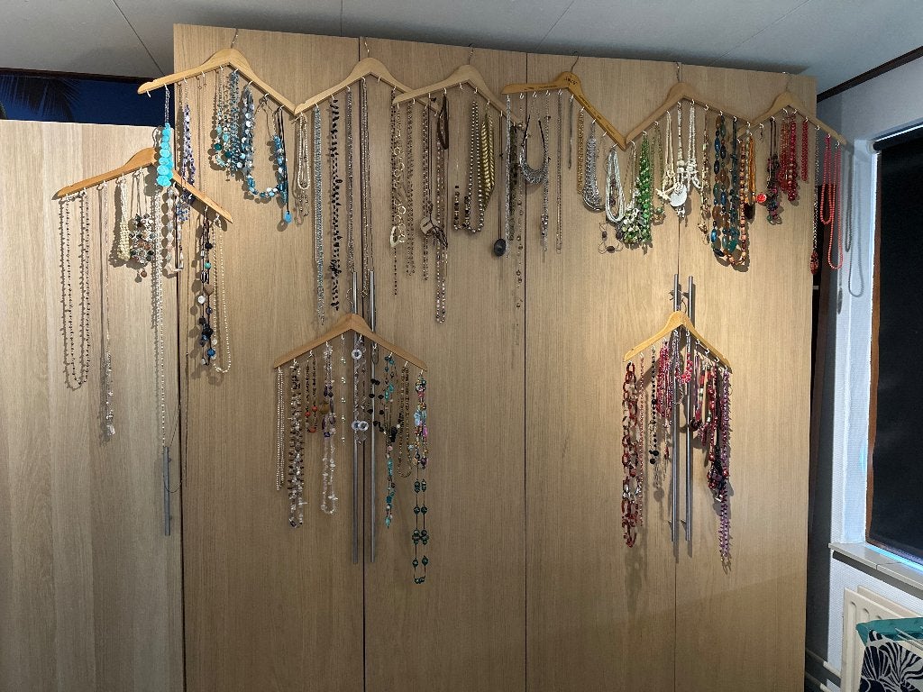 99 vintage kettingen, Sieraden, Tassen en Uiterlijk, Kettingen, Ophalen of Verzenden, Zo goed als nieuw, Overige materialen