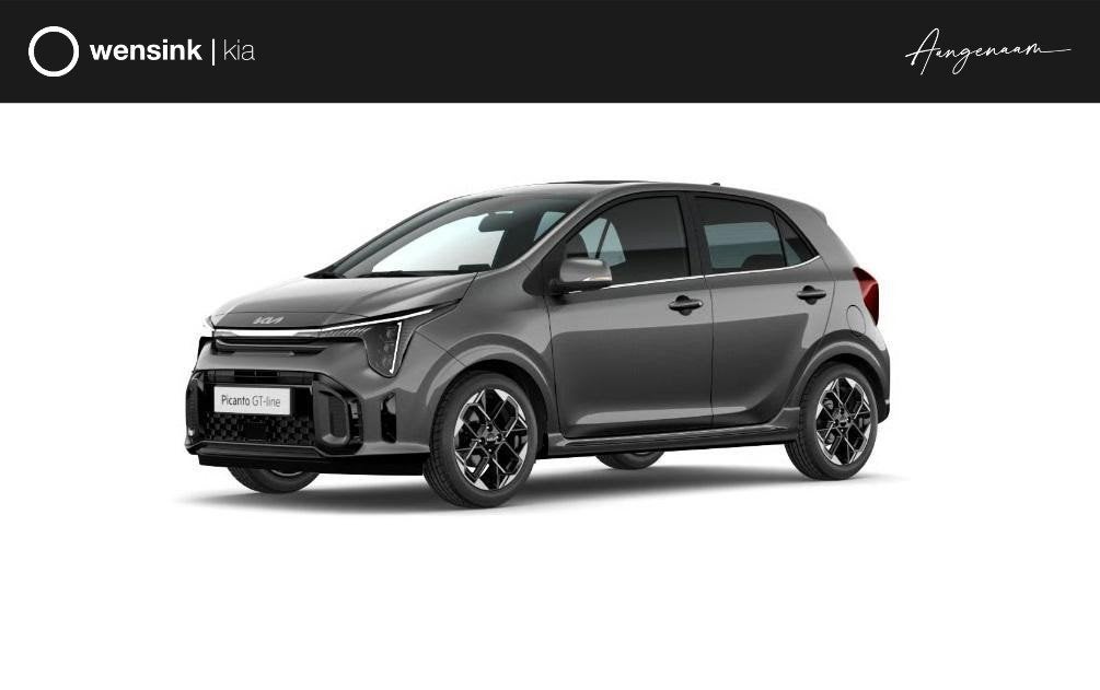 Kia Picanto 1.0 GDi GT-Line | Panoramaschuifdak | Stoelverwa, Auto's, 4 stoelen, 68 pk, Nieuw, 3 cilinders
