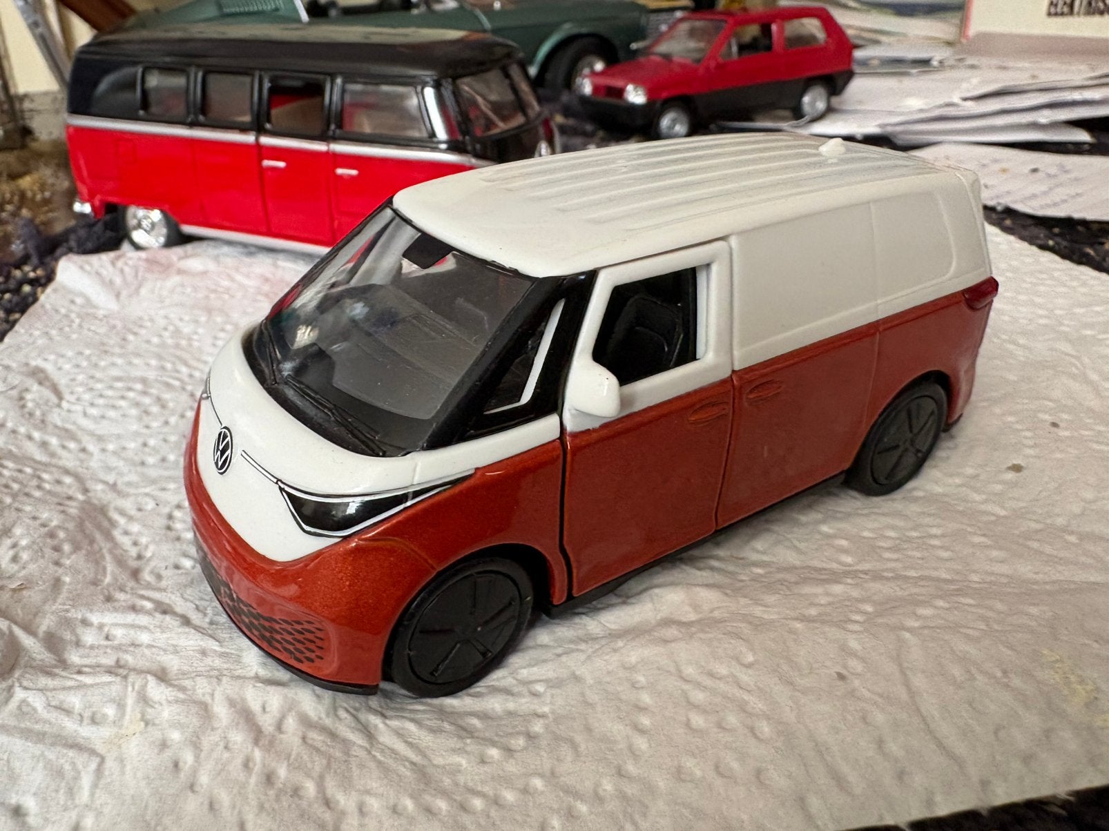 V W.  Micro Bus.                 Welly., Ophalen of Verzenden, Zo goed als nieuw, Bus of Vrachtwagen, Welly