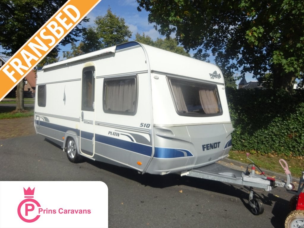 Fendt Platin 510 Met Mover #TOPSTAAT#, Caravans en Kamperen, Rondzit, Bedrijf, Overige typen, 5 tot 6 meter