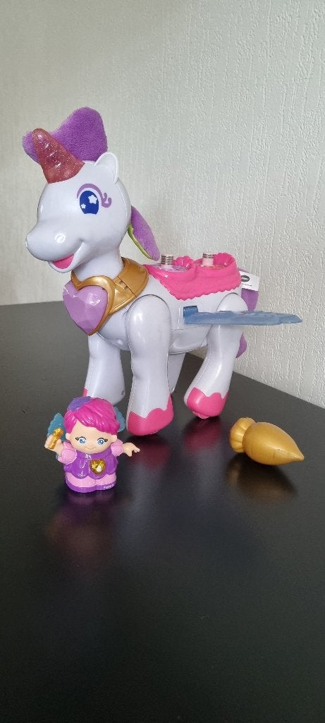 UNICORN  van VTECH met licht en geluid, Kinderen en Baby's, Speelgoed | Vtech, Ophalen of Verzenden, Zo goed als nieuw, 2 tot 4 jaar