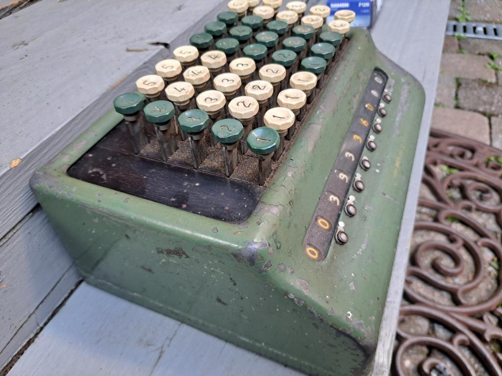 rekenmachine ca. 1950 Busmaatschappij ZWN, Verzamelen, Ophalen of Verzenden, Gebruikt, Auto's