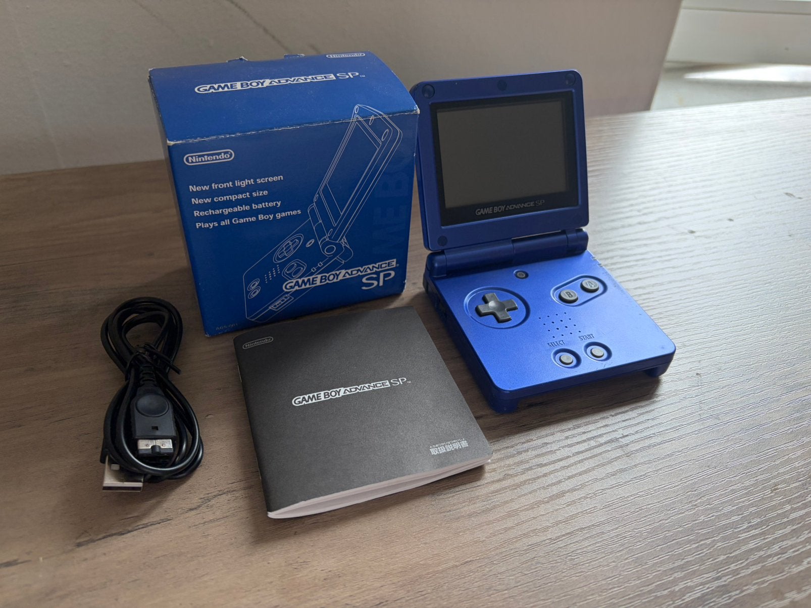 Gameboy Advance SP AGS-001 CIB, Ophalen of Verzenden, Gebruikt, Game Boy Advance SP