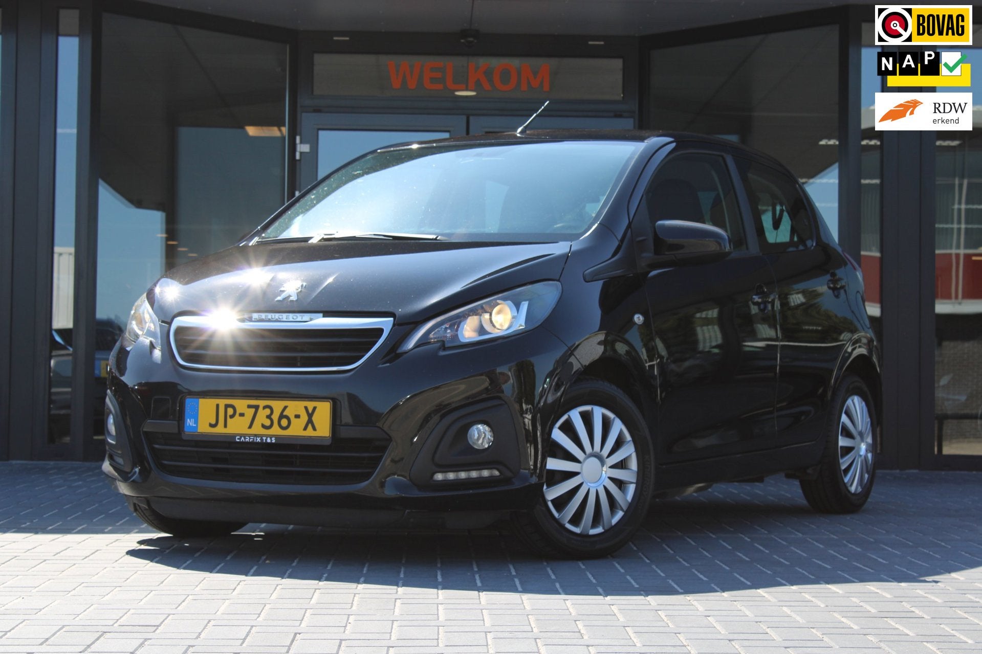 Peugeot 108 1.0 e-VTi Active Airco, Elektrische ramen, Bluet, Auto's, Peugeot, Voorwielaandrijving, Stof, Gebruikt, Euro 6