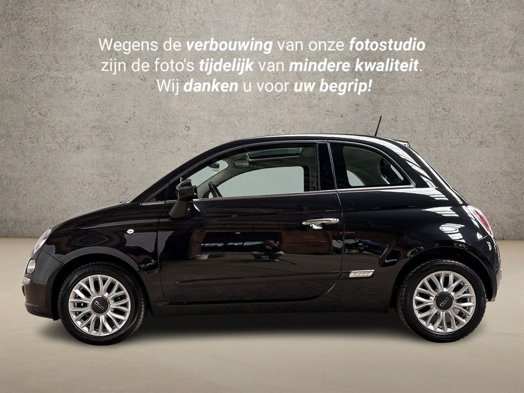 Fiat 500 1.2 Popstar (PANORAMADAK, PARKEERSENSOREN, AIRCO, L, Auto's, Fiat, Voorwielaandrijving, 12 maanden, Stof, Gebruikt
