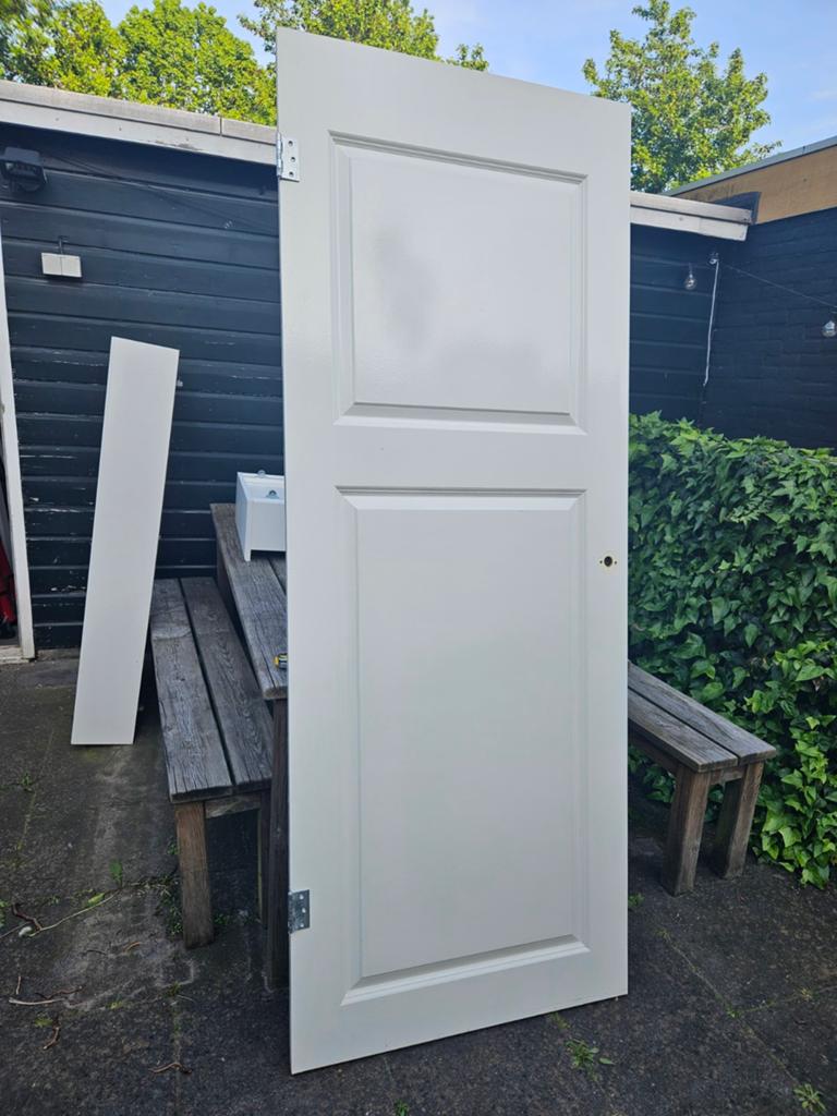 Stompe paneeldeur, Doe-het-zelf en Verbouw, Deuren en Horren, Ophalen, Binnendeur, 200 tot 215 cm
