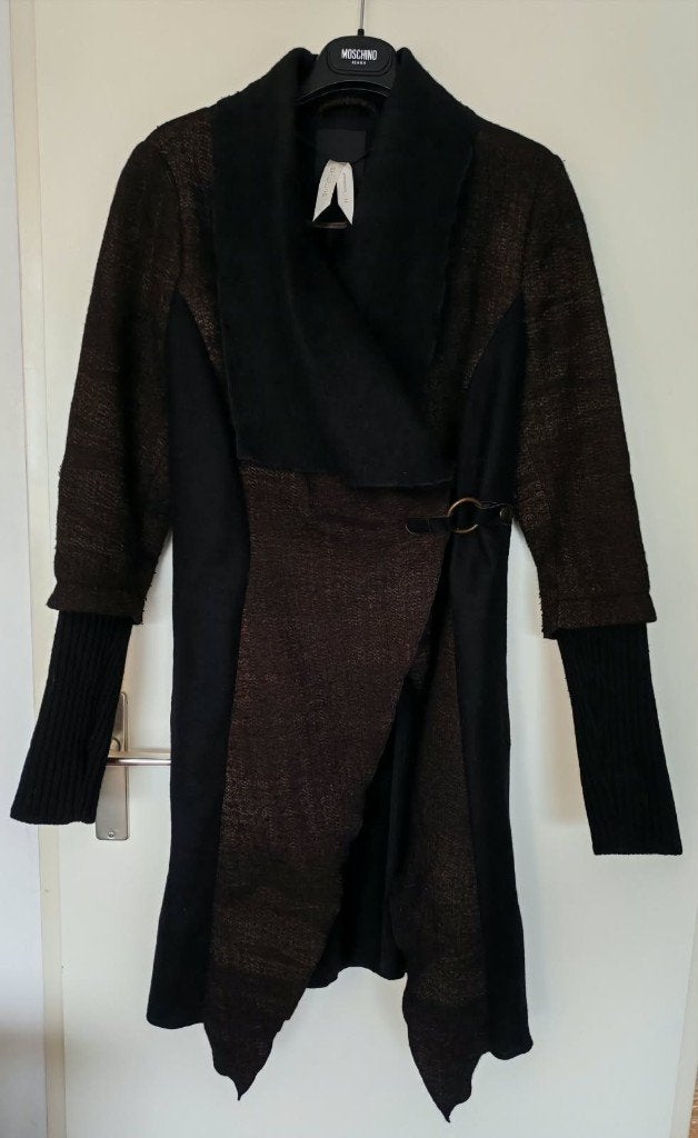 Elegante wollen winterjas voor dames van Summum, maat 38, Maat 38/40 (M), Summum Woman, Bruin, Ophalen of Verzenden