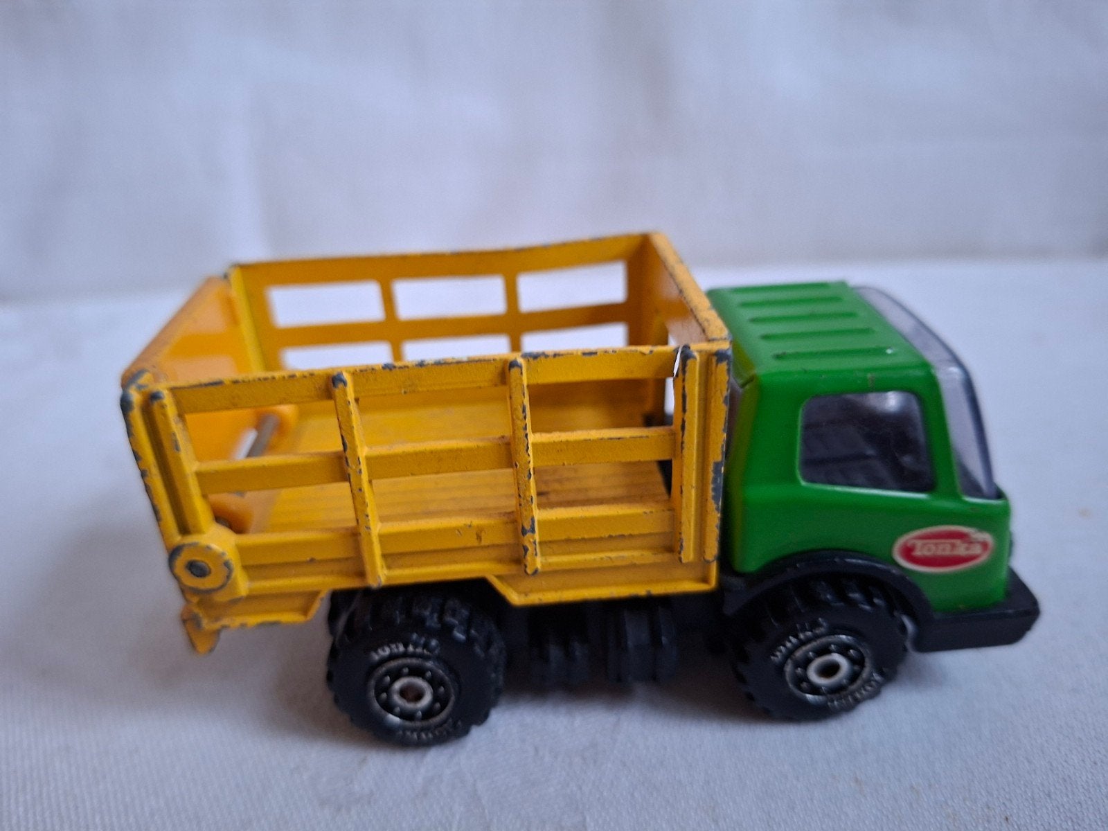 TONKA Vintage veewagen Green Cattle Truck jaren '70, Ophalen of Verzenden, Gebruikt, Bus of Vrachtwagen