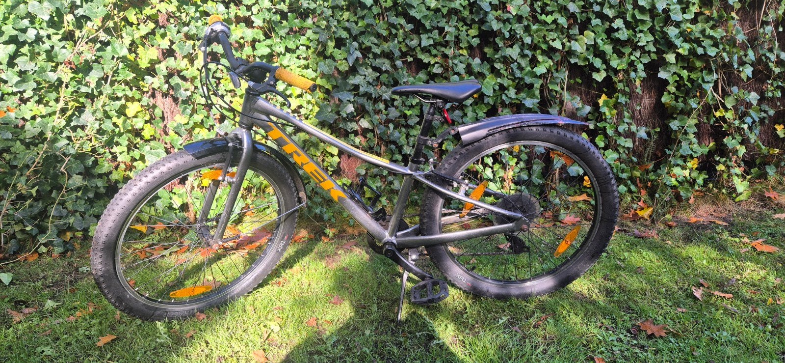 Trek Precaliber 24 inch - spatborden & extra grip trappers, Ophalen, 20 inch of meer, Gebruikt, Velgrem