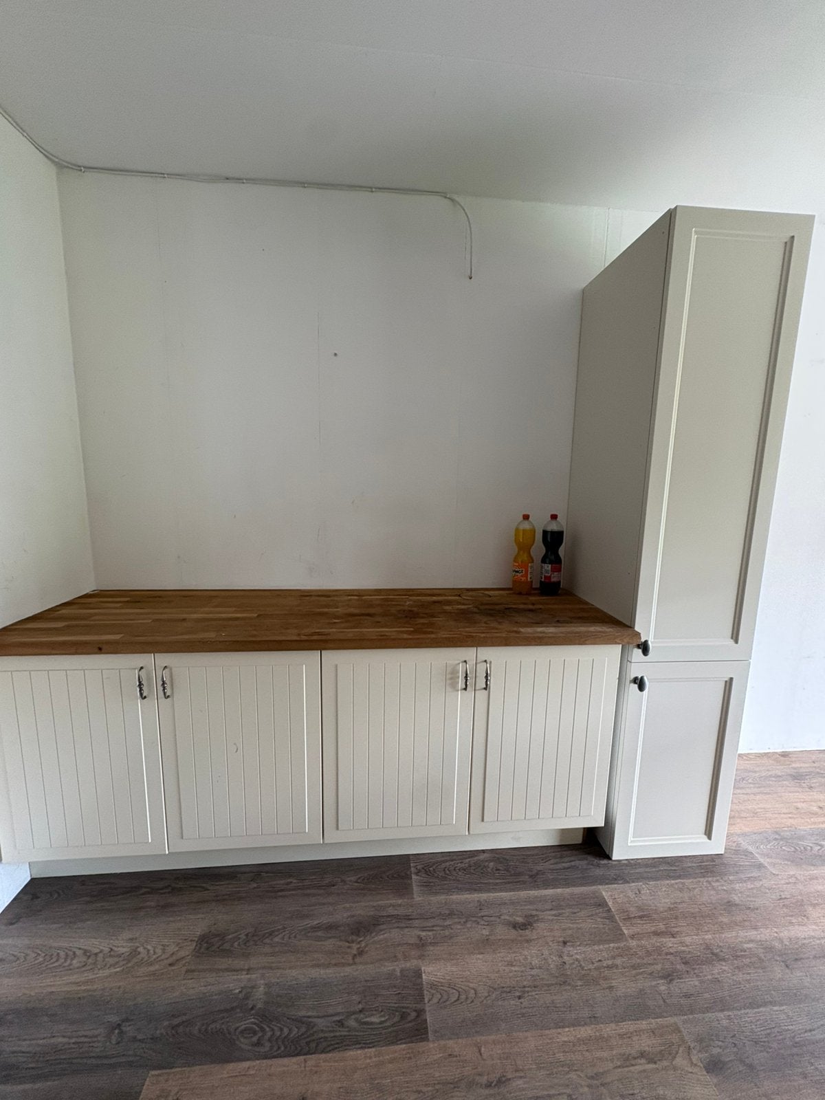 Keuken blok, Ophalen, Gebruikt, Wit, Enkelwandige keuken