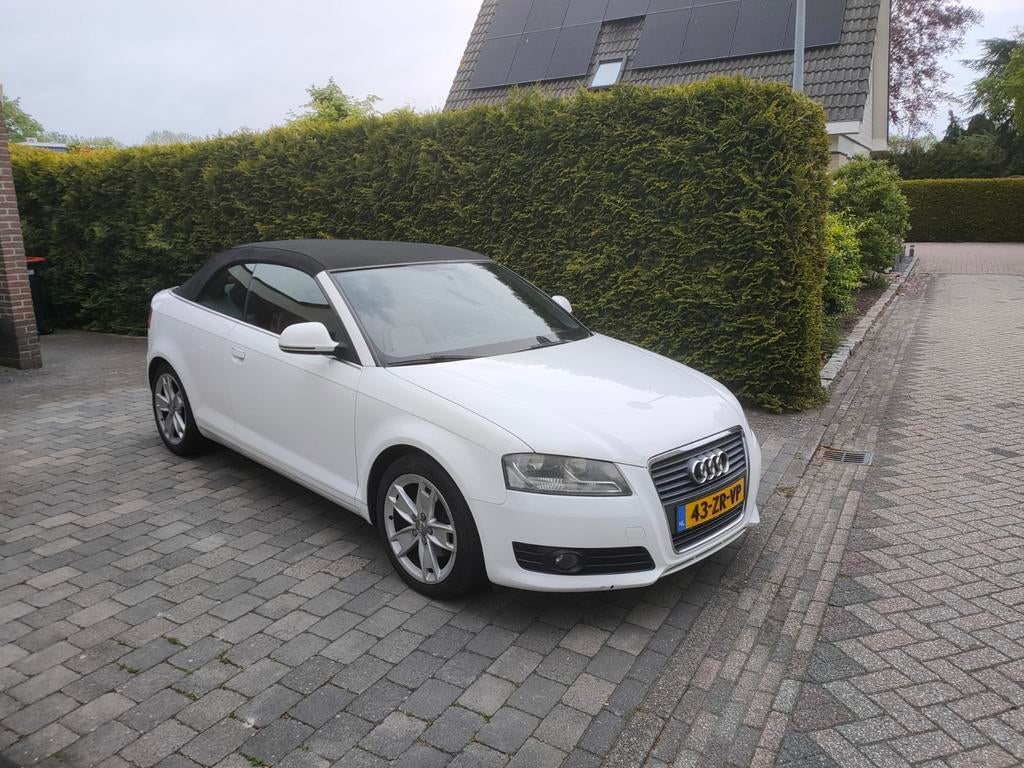 Audi A3 1.8 Tfsi Cabriolet 118KW 2008 Wit, Auto's, Audi, Voorwielaandrijving, 4 cilinders, Cabriolet, Electronic Stability Program (ESP)