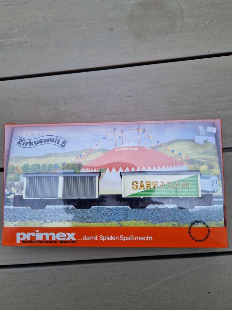Primex Circus Sarassani trein nieuw in doos marklin systeem, Ophalen of Verzenden, Nieuw, Wisselstroom, Märklin